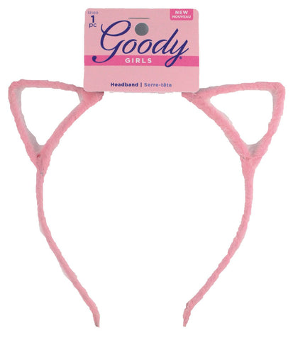 GOODY - Girls Cat Ear Headband Pink
