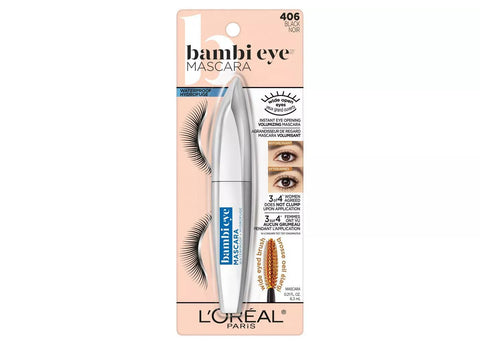 L'OREAL - Bambi Eye Waterproof Mascara Lasting Volume Black 406