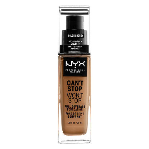 NYX - Can't Stop Won't Stop 24HR Full Coverage Foundation Golden Honey
