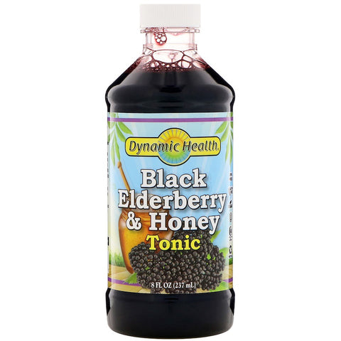 DYNAMIC HEALTH - Black Elderberry & Honey Tonic