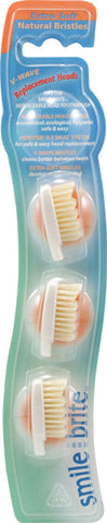 Smile Brite Replacement Heads Natural V Wave X Soft