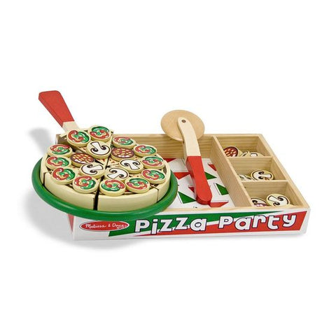 Melissa & Doug - Pizza Party - Wooden Play Food