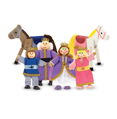 Melissa & Doug - Wooden Family Doll Set