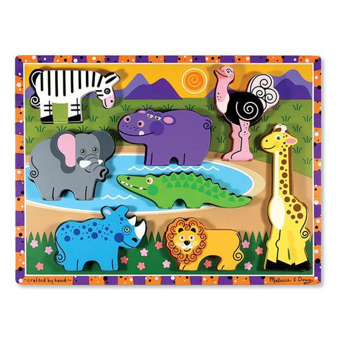 Melissa & Doug - Safari Chunky Puzzle