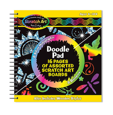 Melissa & Doug - Scratch Art Doodle Pad Book