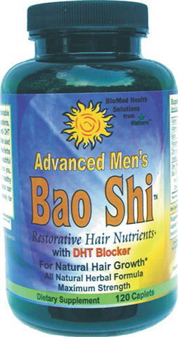 BIOMED HEALTH - Advanced Mens Bao Shi Restorative Hair Nutrients - 120 Capsules
