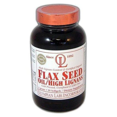 Olympian Labs Flax Seed Oil High Lignans 1000 mg