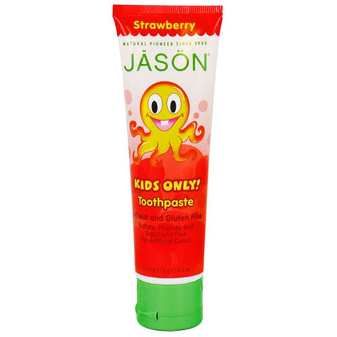 Jason Natural Kids Only Strawberry Toothpaste