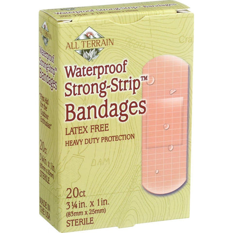 ALL TERRAIN - Waterproof Strong-Strip Bandages 1" x 3 1/4"