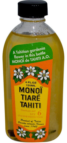 Monoi Tiare Tahiti Coconut Oil Gardenia Tiare with SPF6