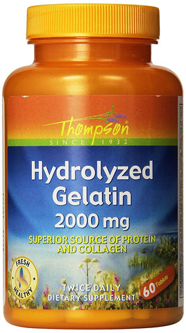 Thompson Nutritional Hydrolyzed Gelatin 2000 mg