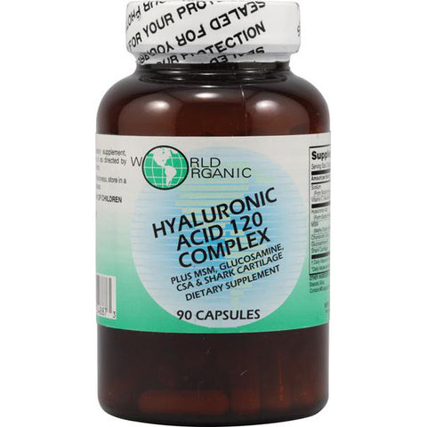 WORLD ORGANIC - Hyaluronic Acid 120 Complex