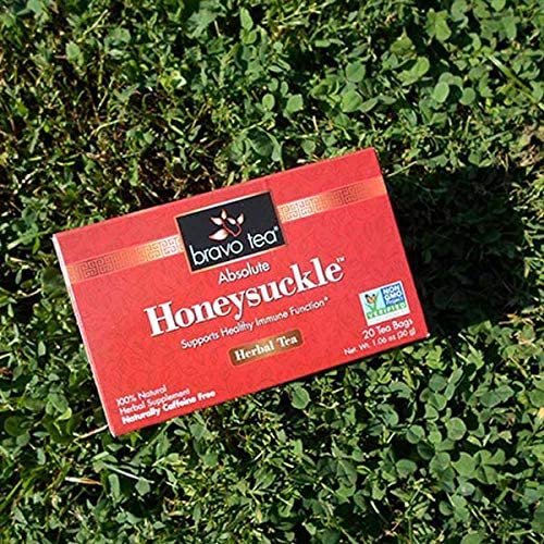 BRAVO TEAS - Absolute Honeysuckle Herbal Tea - 20 Tea Bags