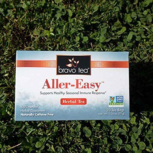 Bravo Tea - 100% Natural Aller-Easy Herbal Tea - 20 Tea Bags