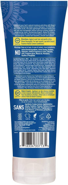 Desert Essence Italian Lemon Shampoo, 8 Fluid Ounce