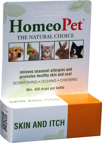 HOMEOPET - Skin & Itch Drops - 0.5 fl. oz. (15 ml)