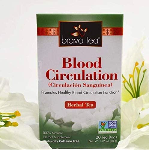 BRAVO TEAS - Blood Circulation Herbal Tea - 20 Tea Bags
