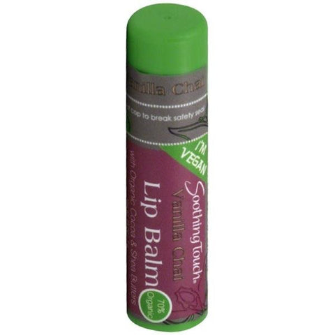 Soothing Touch - Vanilla Chai Vegan Lip Balm - 12 x 0.25 oz. Lip Balms