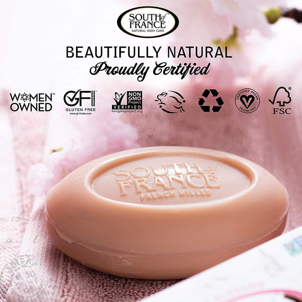 SOUTH OF FRANCE - French Milled Bar Soap Cherry Blossom - 6 oz. (170 g)