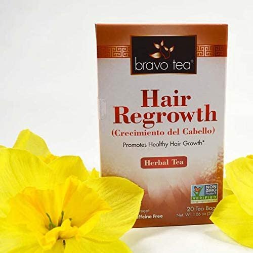 Bravo Tea - 100% Natural Hair Regrowth Herbal Tea - 20 Tea Bags