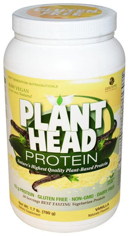 GENCEUTIC - Plant Head Protein Vanilla - 1.7 lb. (780 g)