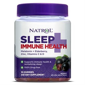 NATROL - Sleep+ Immune Health 6mg Berry - 50 Gummies