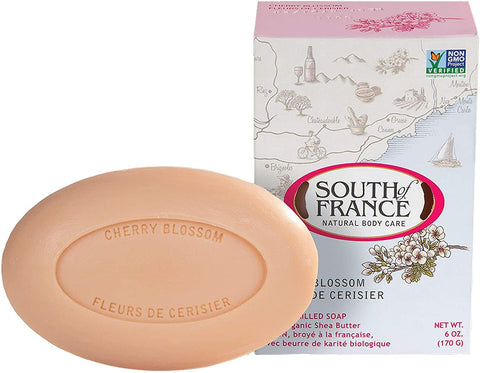 SOUTH OF FRANCE - French Milled Bar Soap Cherry Blossom - 6 oz. (170 g)