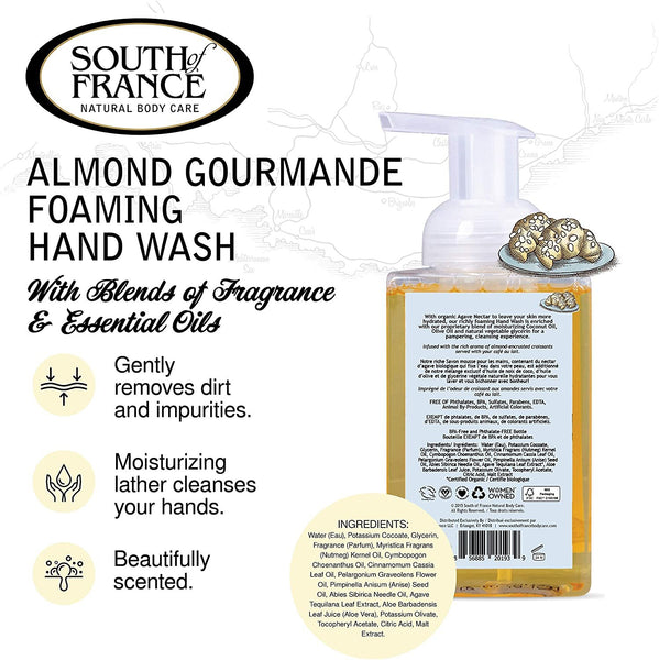 SOUTH OF FRANCE - Foaming Hand Wash Glazed Apricots - 8 fl. oz. (236 ml)