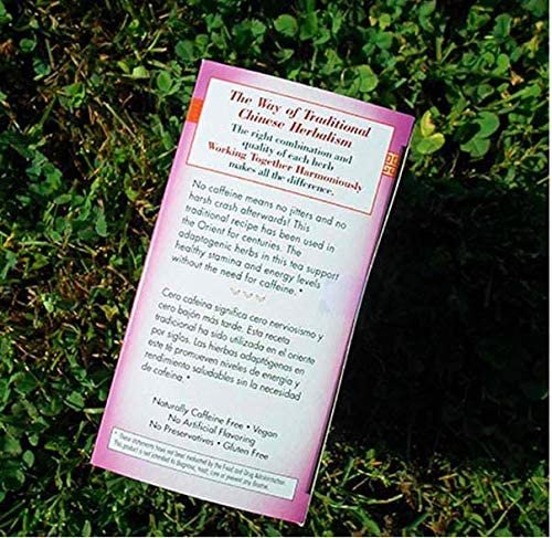 BRAVO TEAS - Energy & Stamina Herbal Tea - 20 Tea Bags