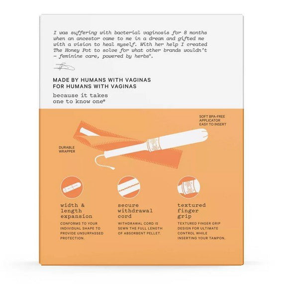 HONEY POT COMPANY - DU-PK TAMPN,PLTC APP,USNT - 18 CT