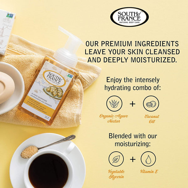 SOUTH OF FRANCE - Foaming Hand Wash Glazed Apricots - 8 fl. oz. (236 ml)